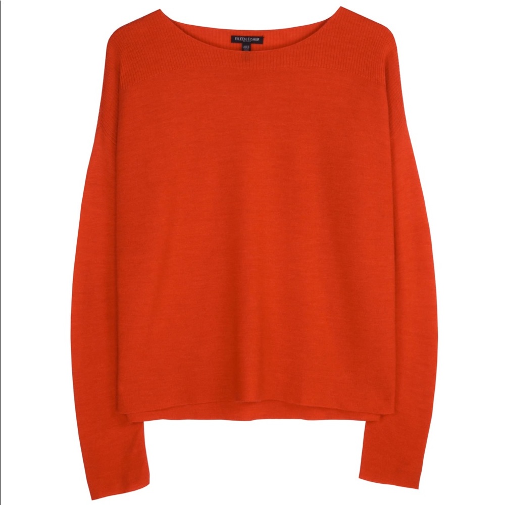 Fine Merino Wool Eileen Fisher Pullover Sweater